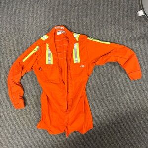 High-Visibility Orange Work Shirt